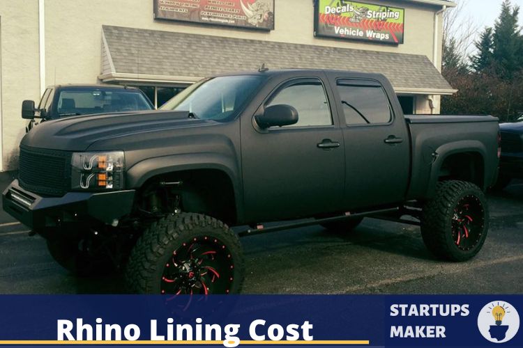 Cost to Rhino line a truck