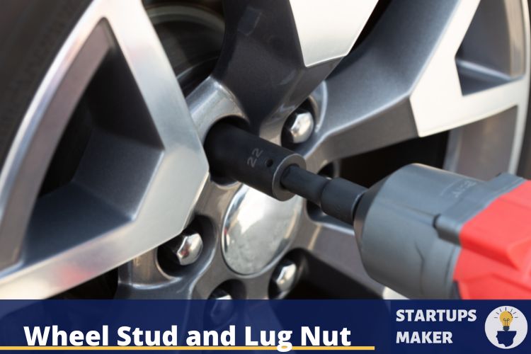 Wheel stud and lug nut